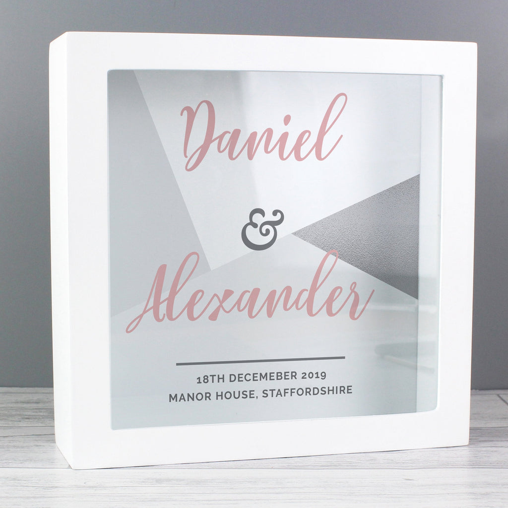 Personalised Wedding Fund And Keepsake Box