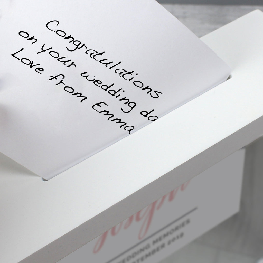 Personalised Wedding Fund And Keepsake Box