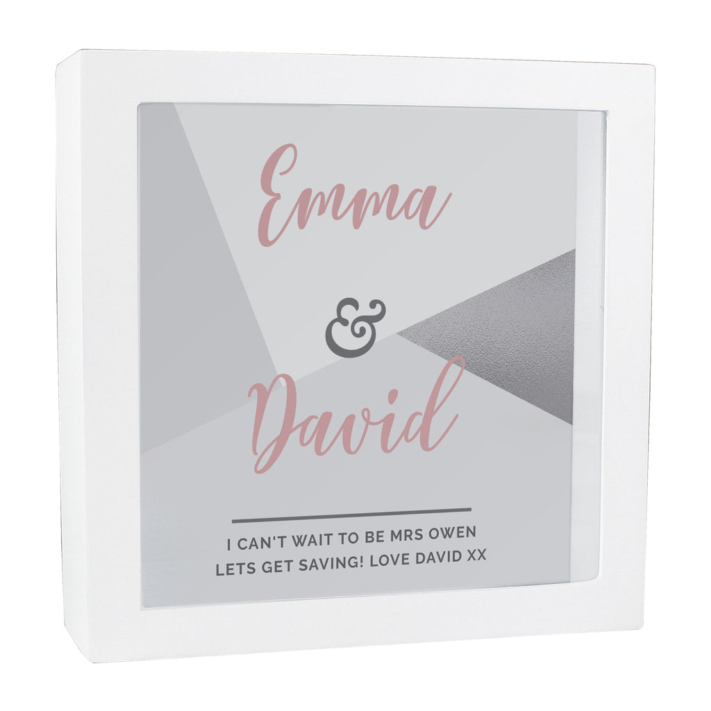 Personalised Wedding Fund And Keepsake Box
