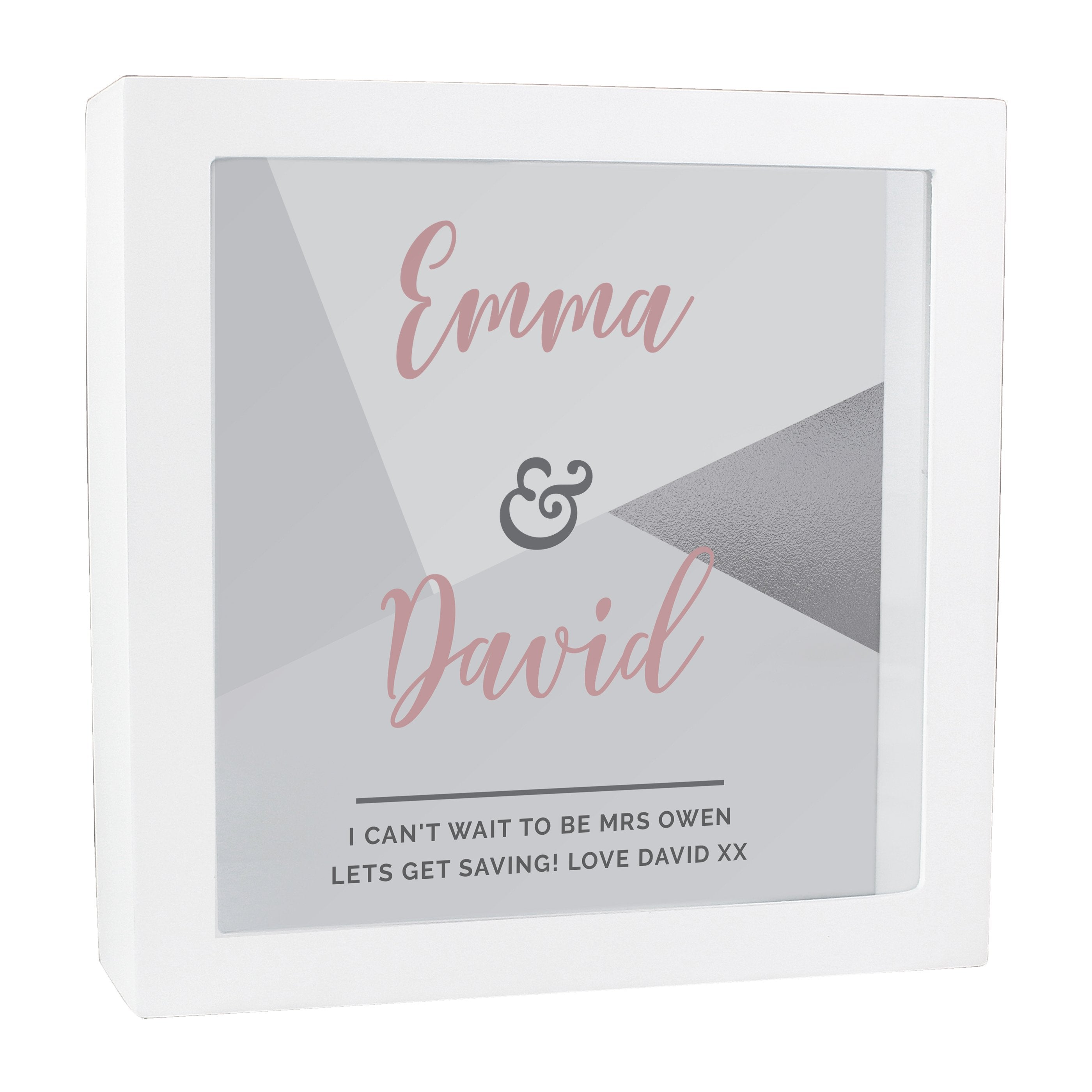 Personalised Wedding Fund And Keepsake Box