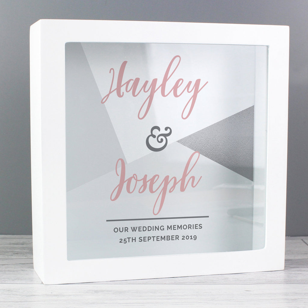 Personalised Wedding Fund And Keepsake Box