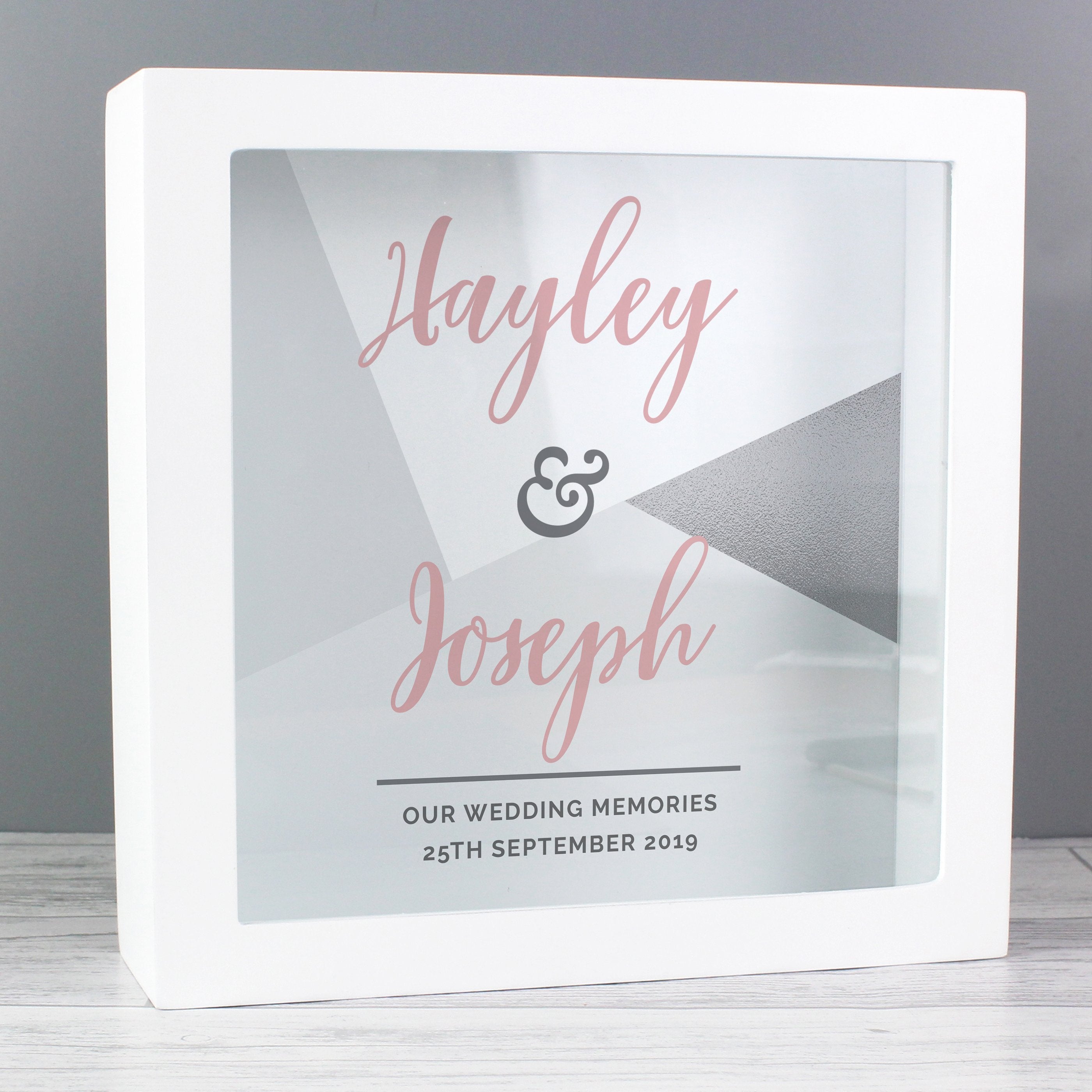 Personalised Wedding Fund And Keepsake Box