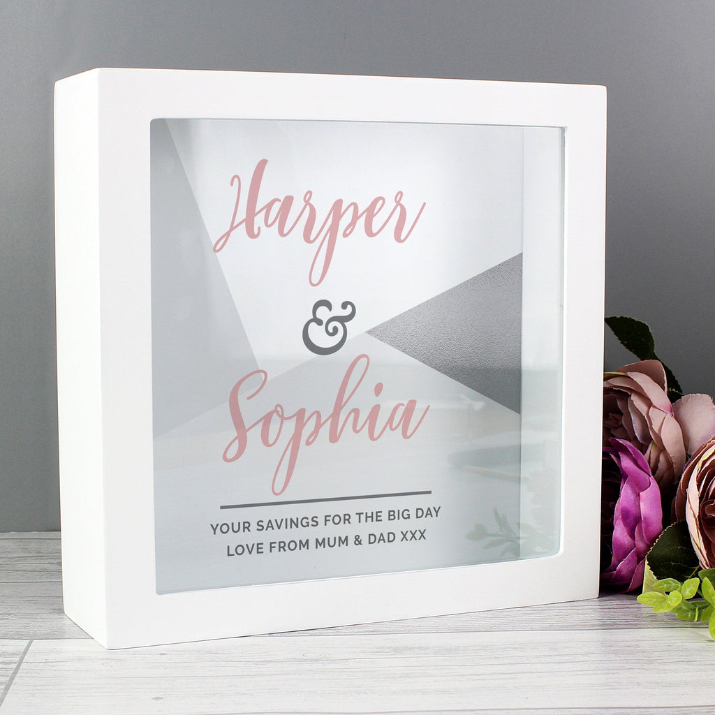 Personalised Wedding Fund And Keepsake Box