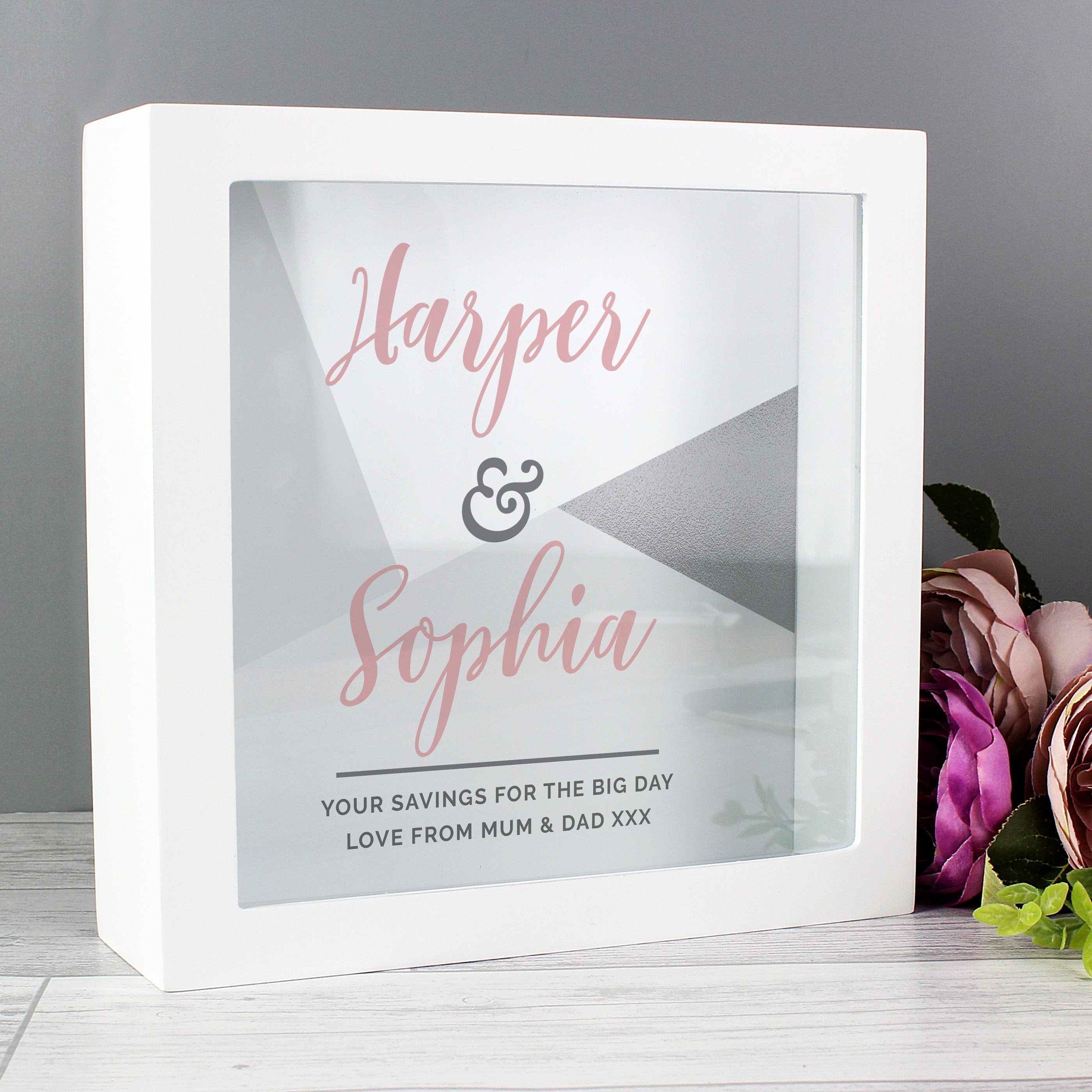 Personalised Wedding Fund And Keepsake Box