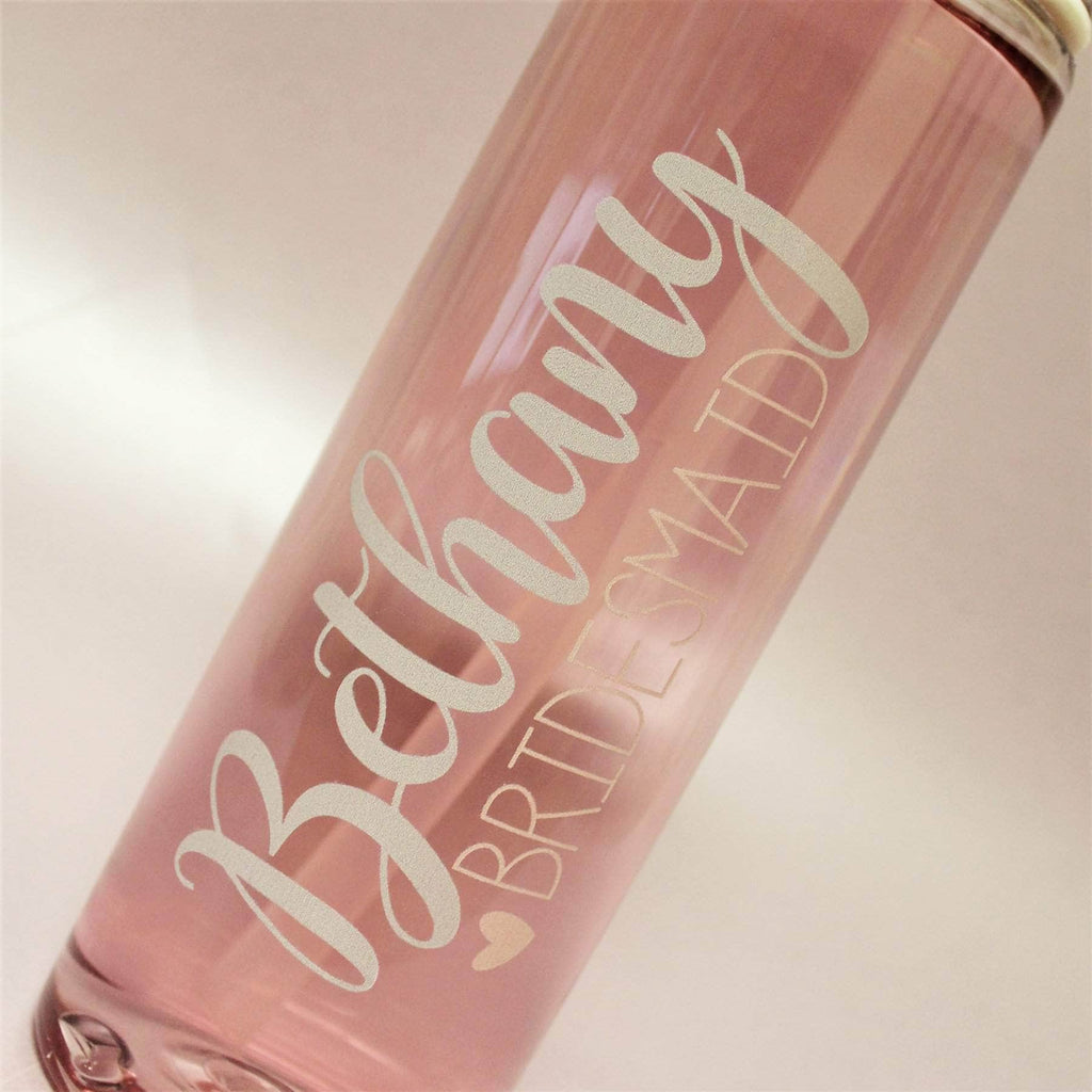 Personalised Wedding Party Water Bottle