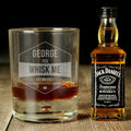 Personalised Whisk Me Off My Feet Whisky Set