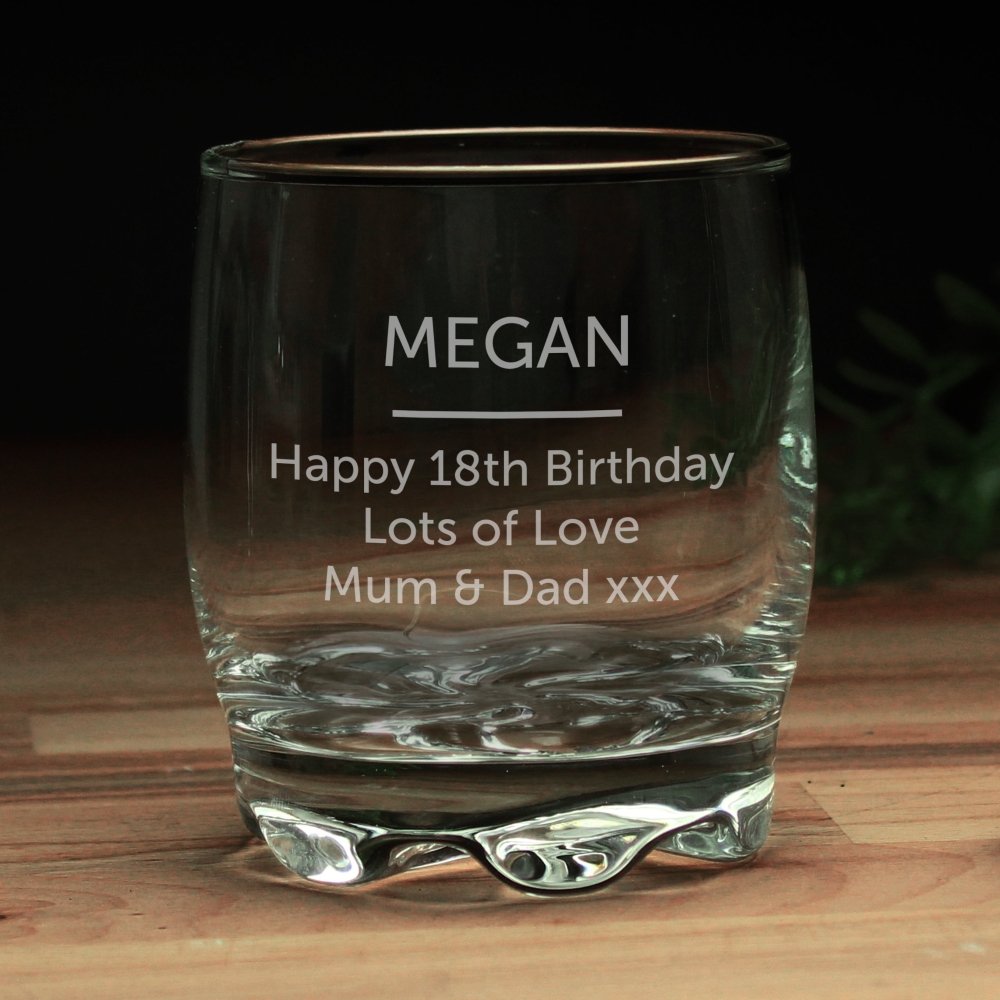 Personalised Whisky Glass