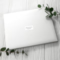 Personalised White Leather Memoriam Book