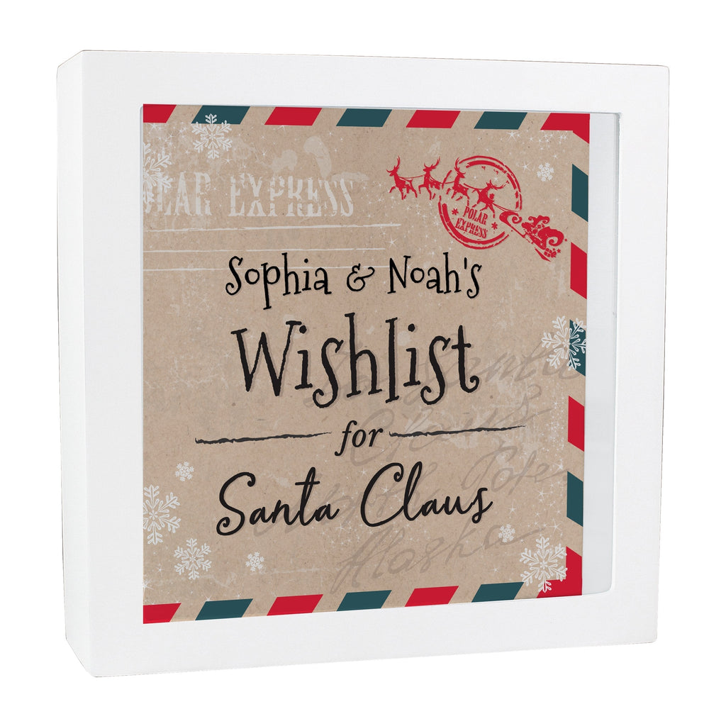 Personalised Wishes Lists And Letters For Santa Keepsake Box