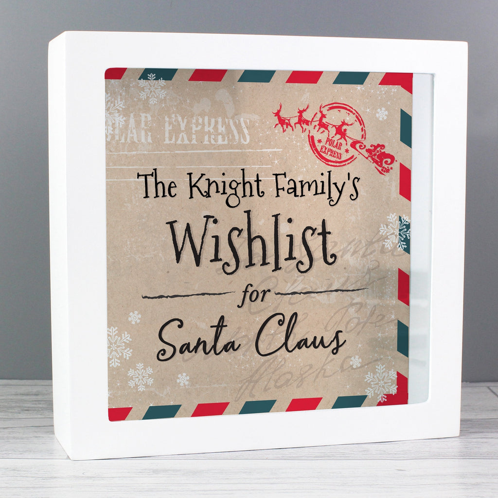 Personalised Wishes Lists And Letters For Santa Keepsake Box