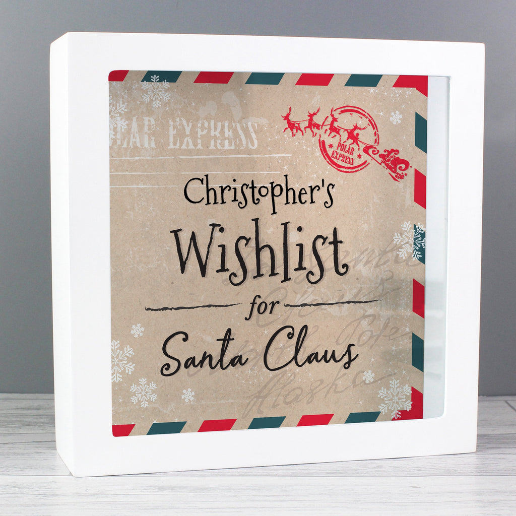Personalised Wishes Lists And Letters For Santa Keepsake Box