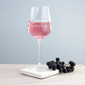Personalised Personalised With Love Wine Glass