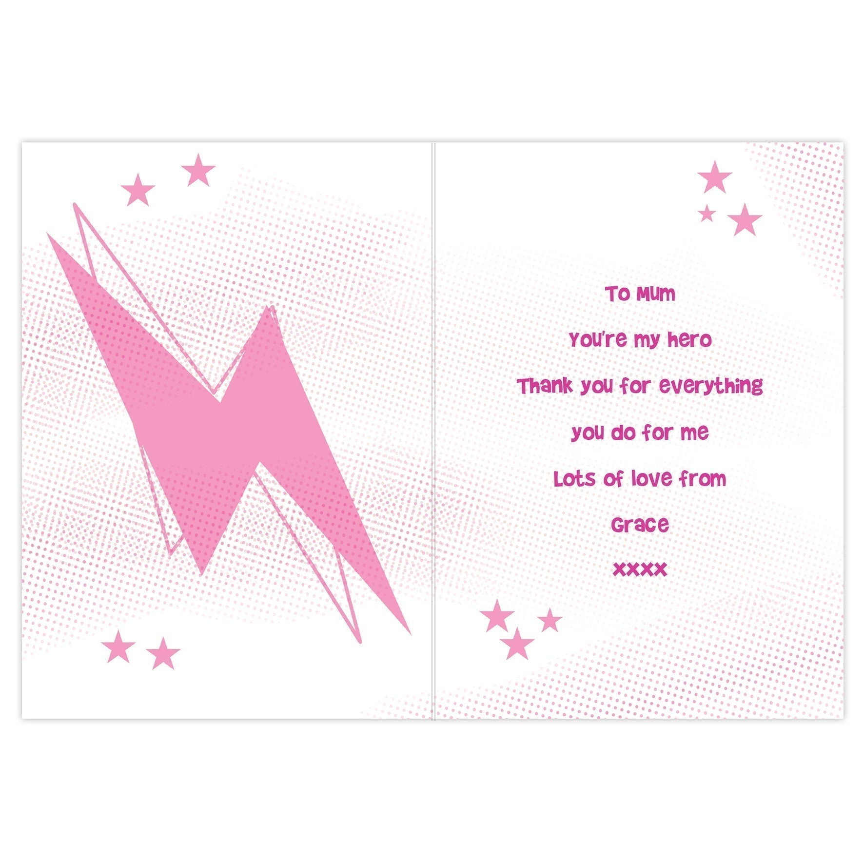 Personalised Wonder Womum Card