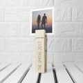 Personalised Wooden Peg Photo Holder
