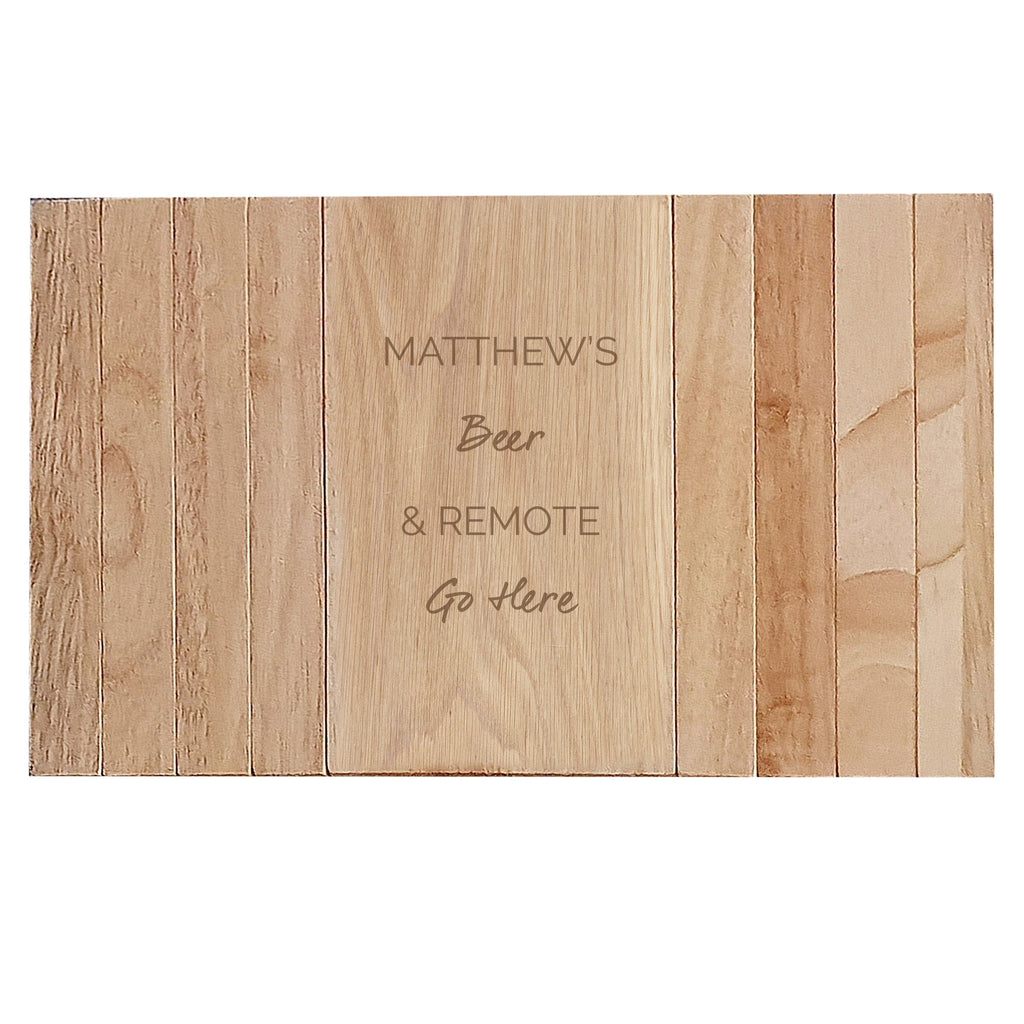 Personalised Wooden Sofa Tray