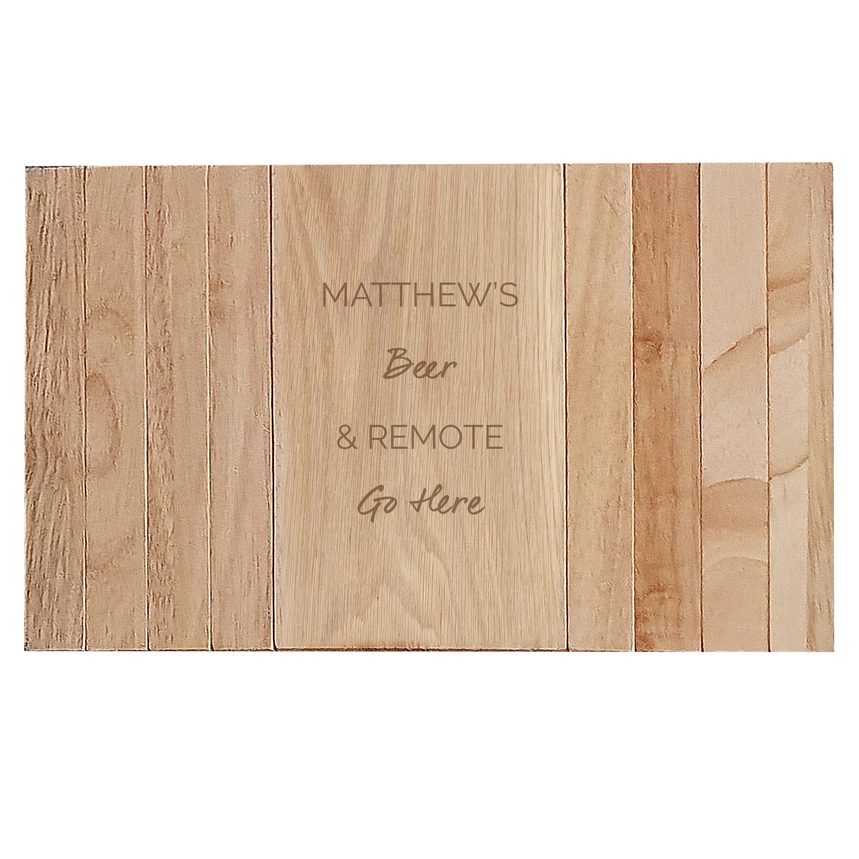 Personalised Wooden Sofa Tray