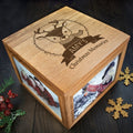 Personalised Woodland Reindeer Christmas Memory Box