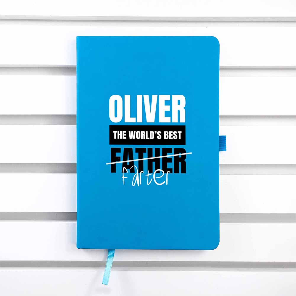 Personalised Personalised World's Best Farter A5 Notebook