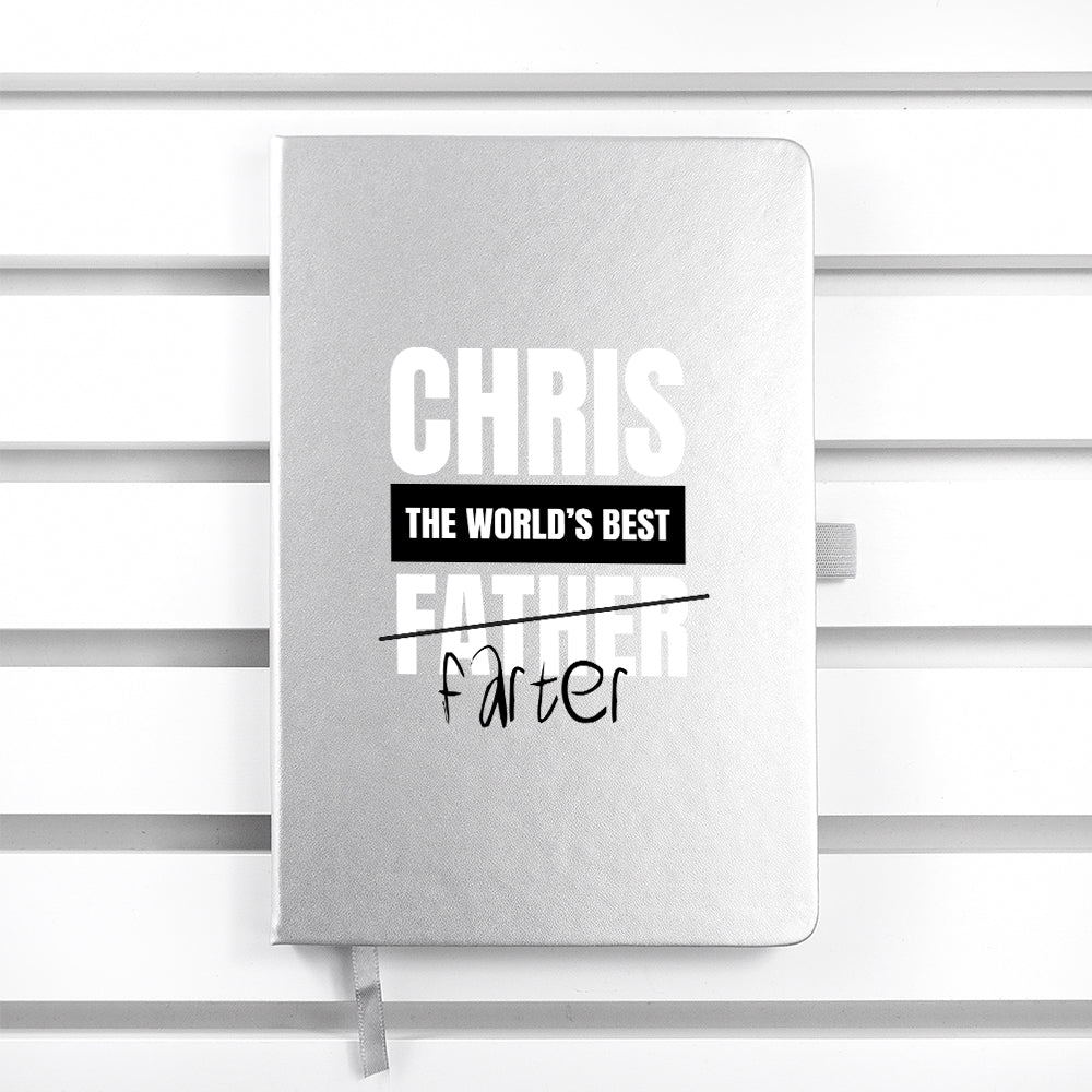Personalised Personalised World's Best Farter A5 Notebook