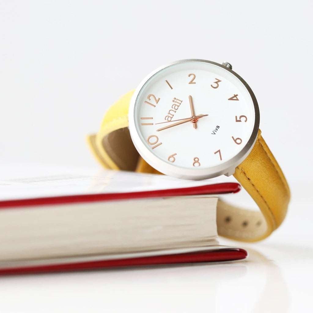 Personalised Yellow Watch Anaii