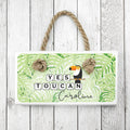 Personalised Personalised Yes Toucan White Hanging Sign