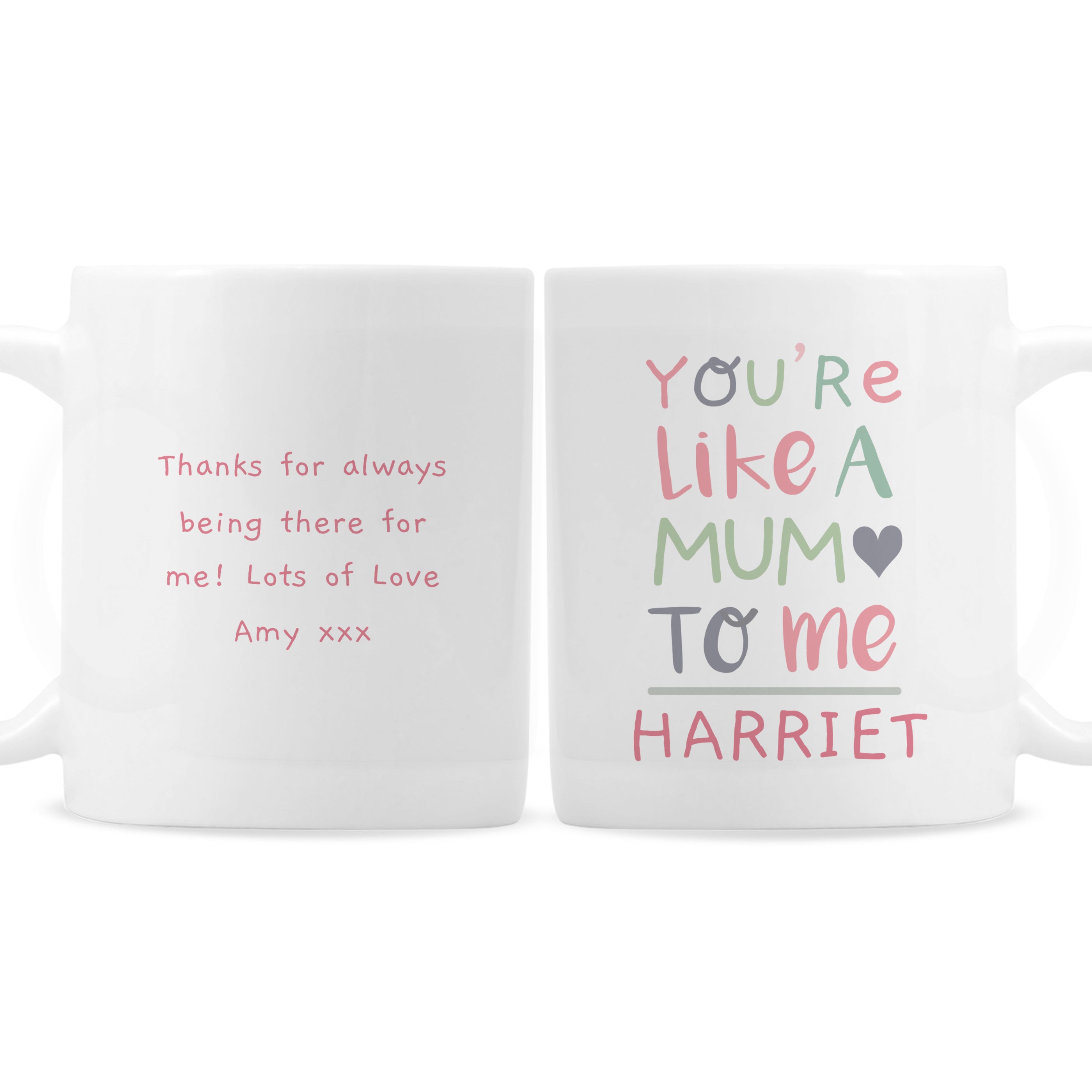 Personalised You're Like A Mum To Me Mug