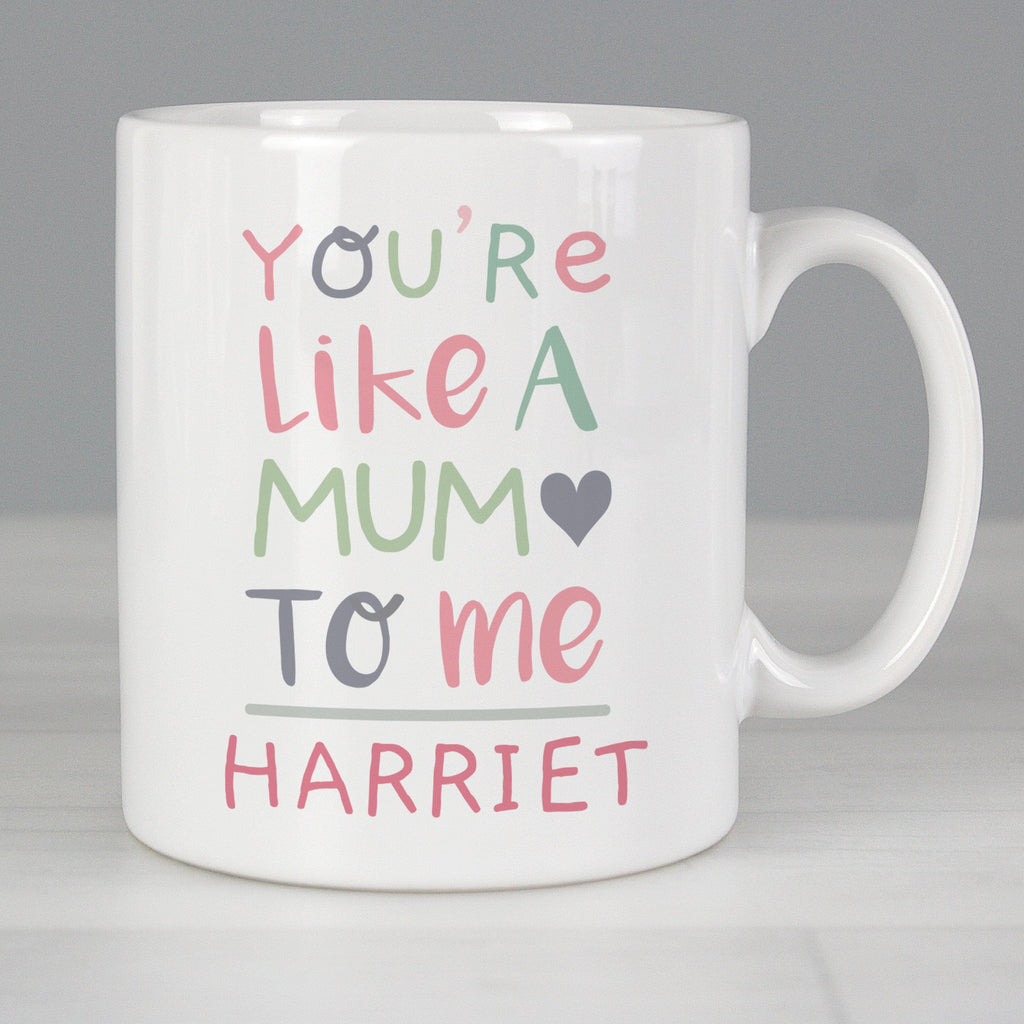 Personalised You're Like A Mum To Me Mug