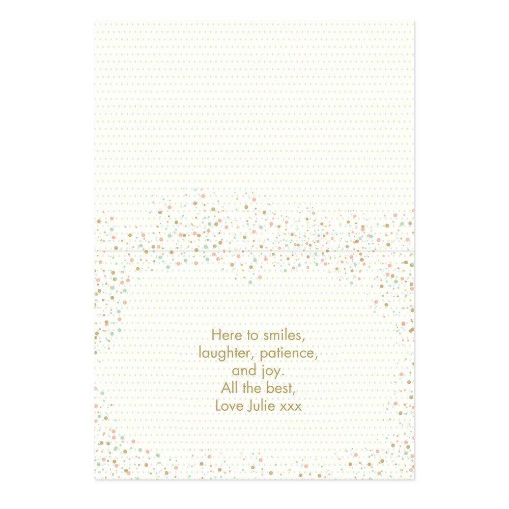 Personalised 'You're Leaving To Have A Baby' Card