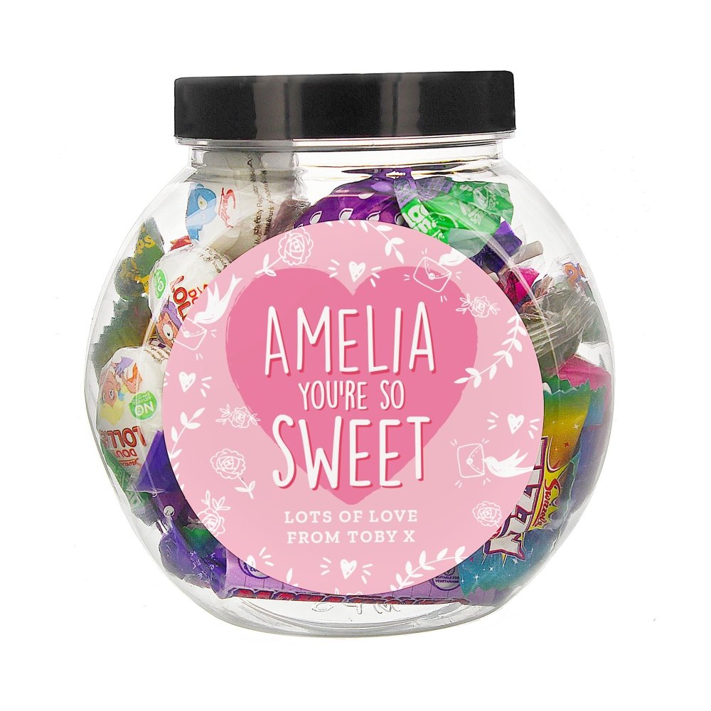 Personalised You're So Sweet, Sweet Jar