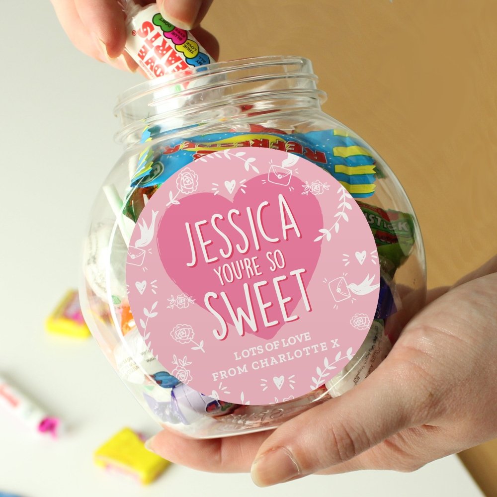 Personalised You're So Sweet, Sweet Jar