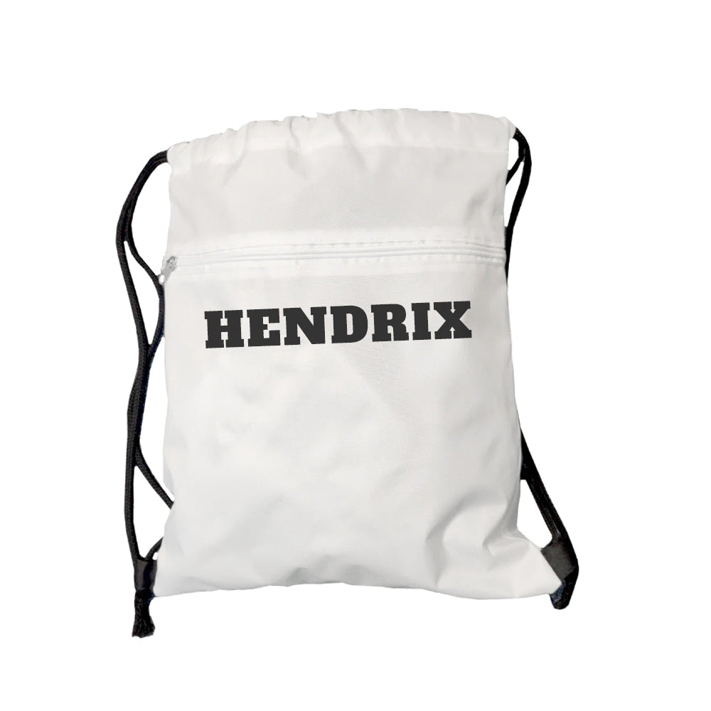 Personalised Personalised Zip Up Drawstring Gym Bag