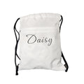Personalised Personalised Zip Up Drawstring Gym Bag