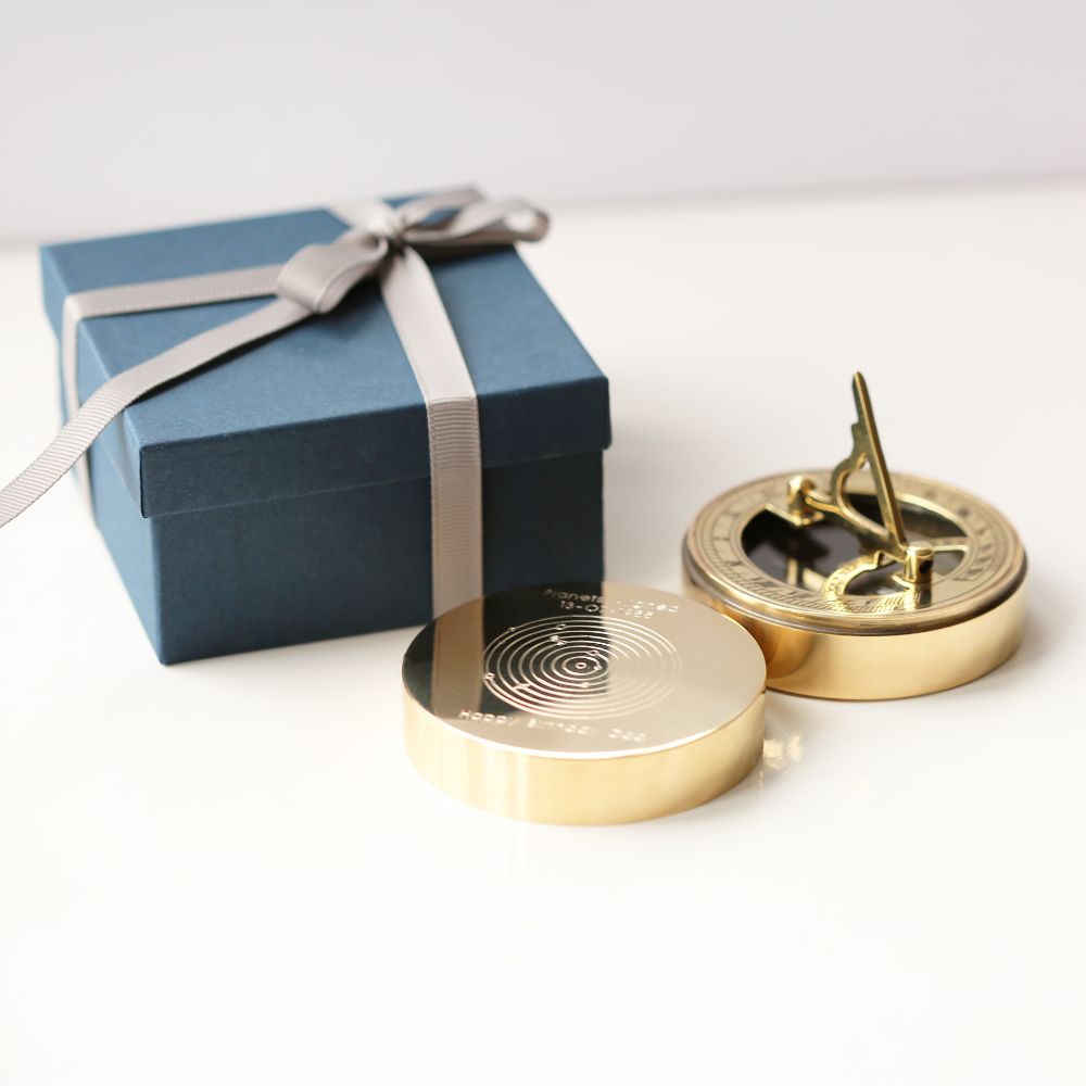 Planets Aligned Nautical Sundial Compass