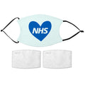 Printed Face Mask - Love Nhs Design