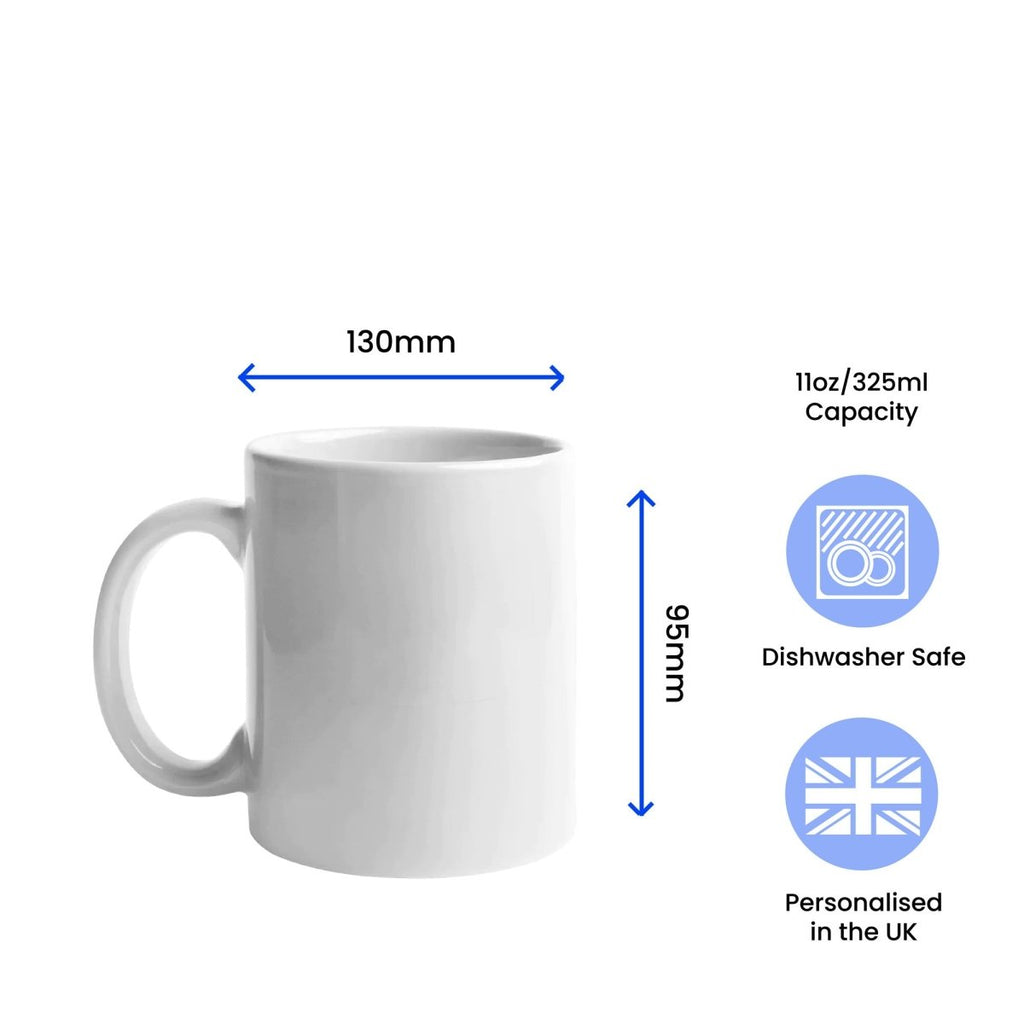 Printed Hot Drinks Mug with I'm Yours, no refunds Design