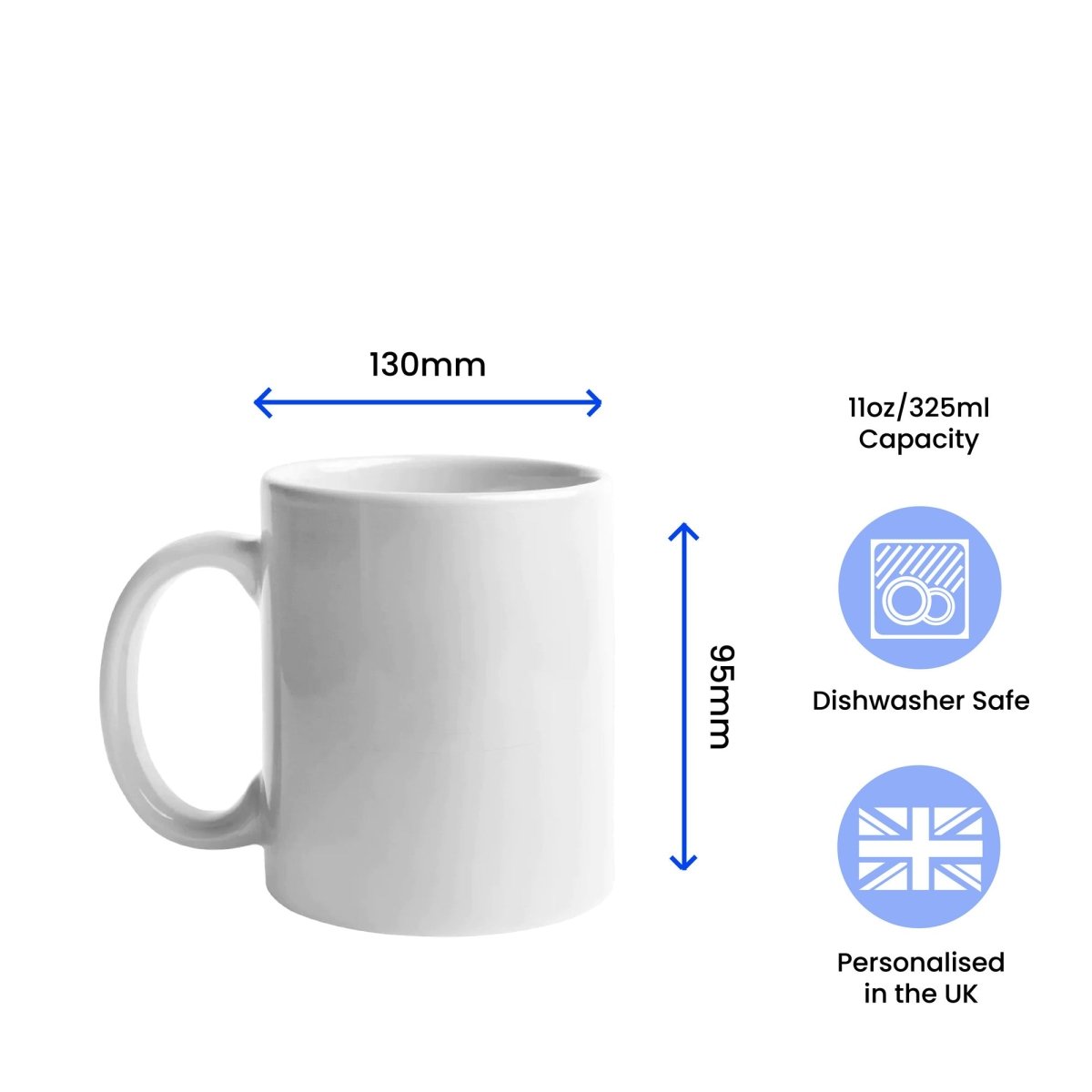Printed Hot Drinks Mug with World's Best Wife Design