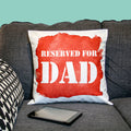 Personalised Reserved For... Watercolour Cushion Cover