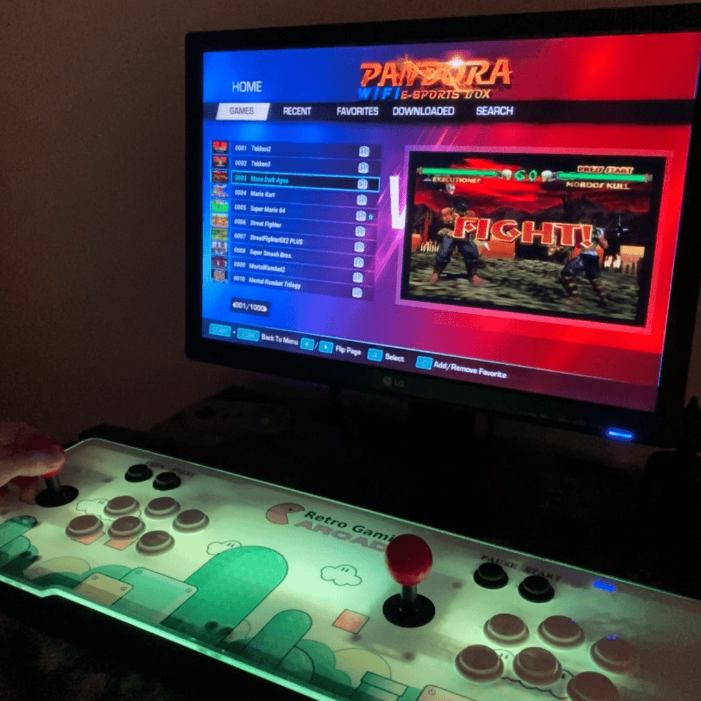 Retro Gaming 2 Player Home Arcade System With 10,000 Games