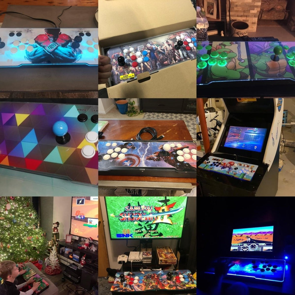 Retro Gaming 2 Player Home Arcade System With 10,000 Games