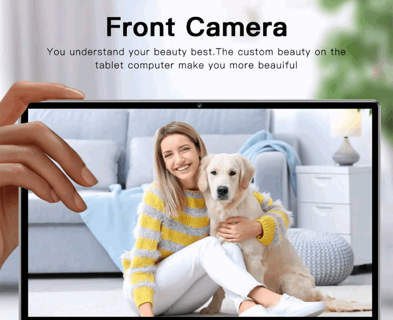 Android 14 Tablet Bundle – 10.1 IPS Display, 8GB RAM + 64GB Storage, 5G WiFi