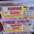 Haribo Rhubarb & Custard Gummies Tub – 810g ex store