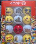 Emoji™ Golf Balls – 12 Pack | Novelty Golf Gift Set