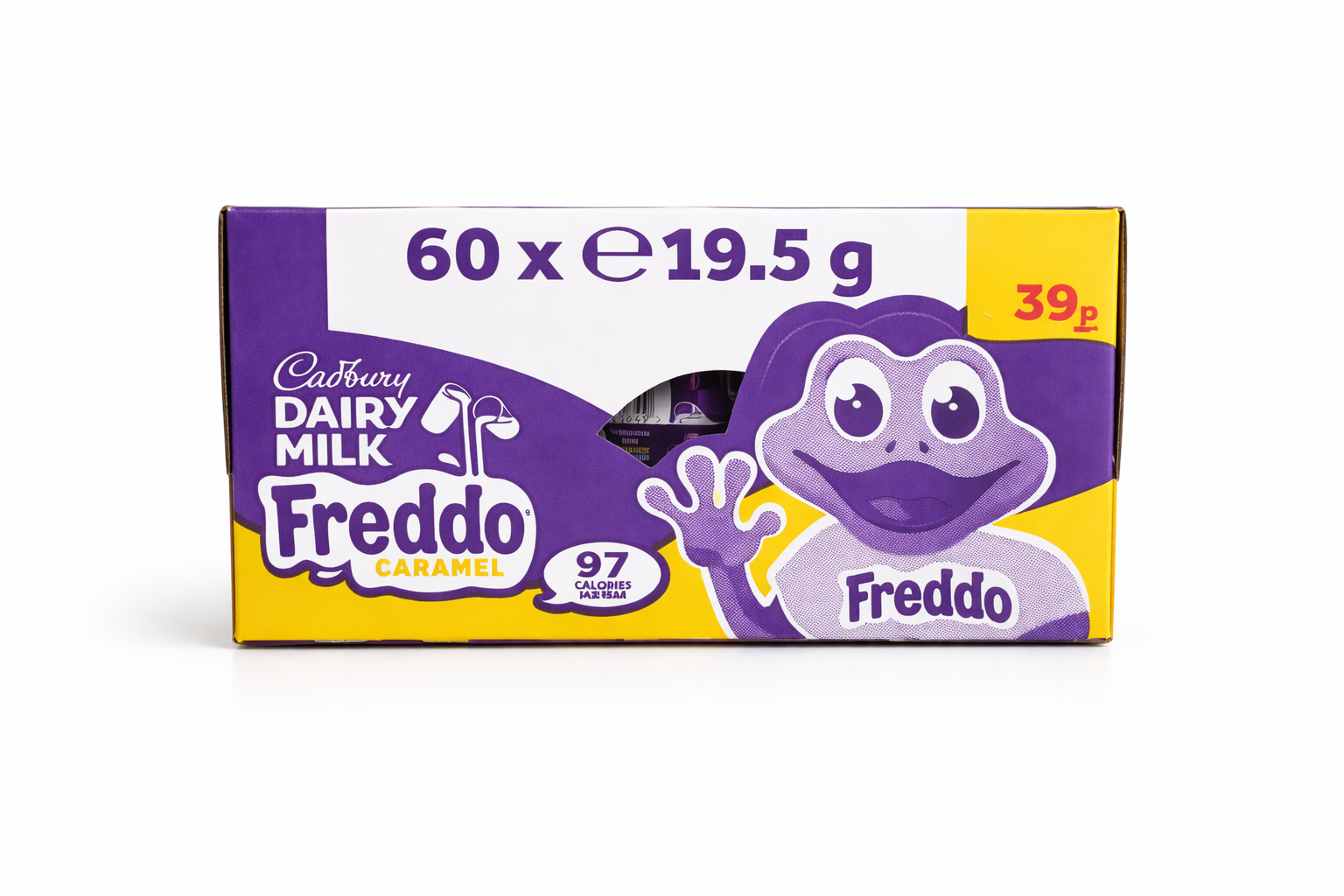 Freddo Caramel Chocolate Bars – 60 Pack (19.5g Each)
