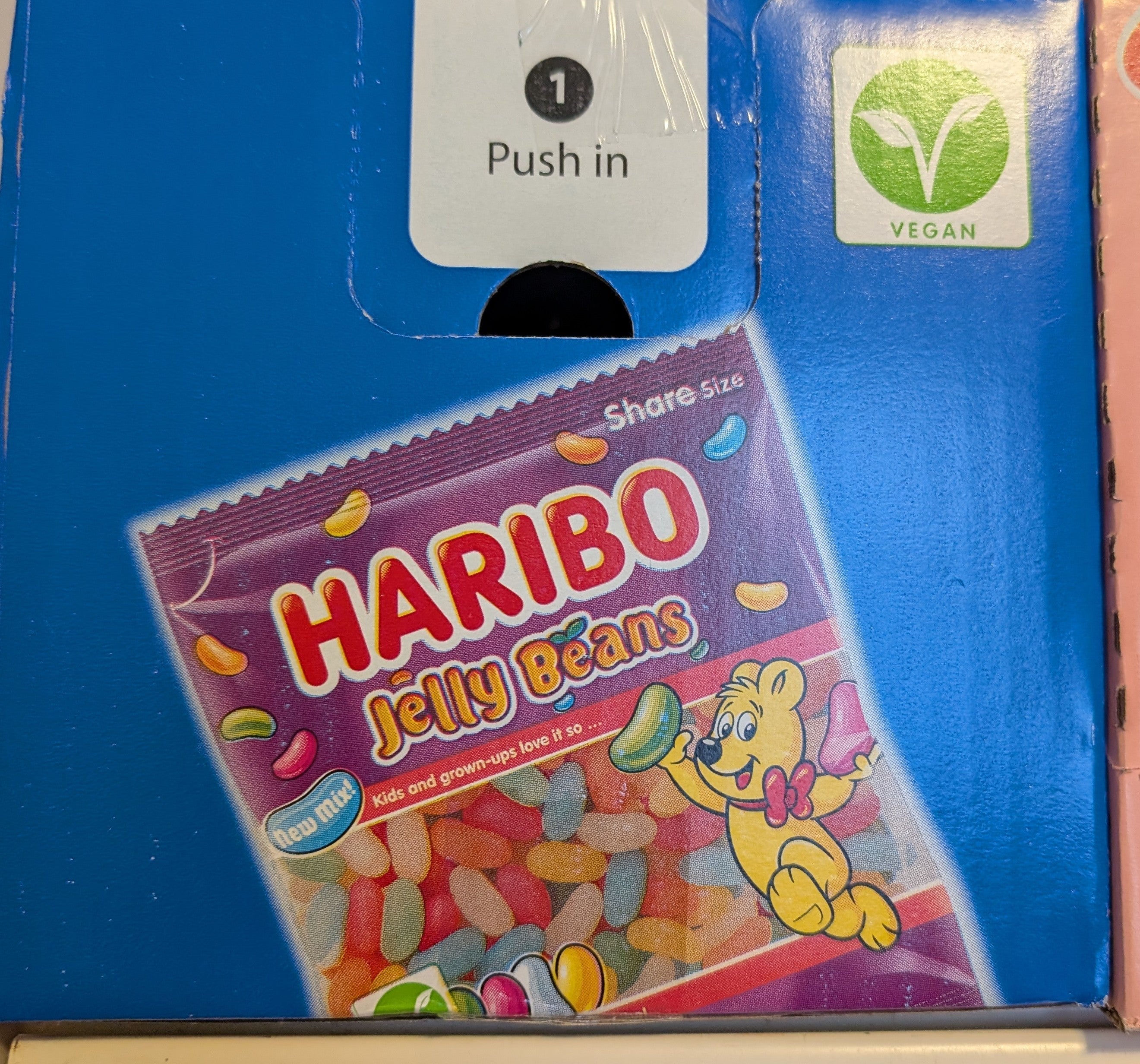 Haribo Jelly Beans – Vegan Fruity Share Bag (175g) box of 12