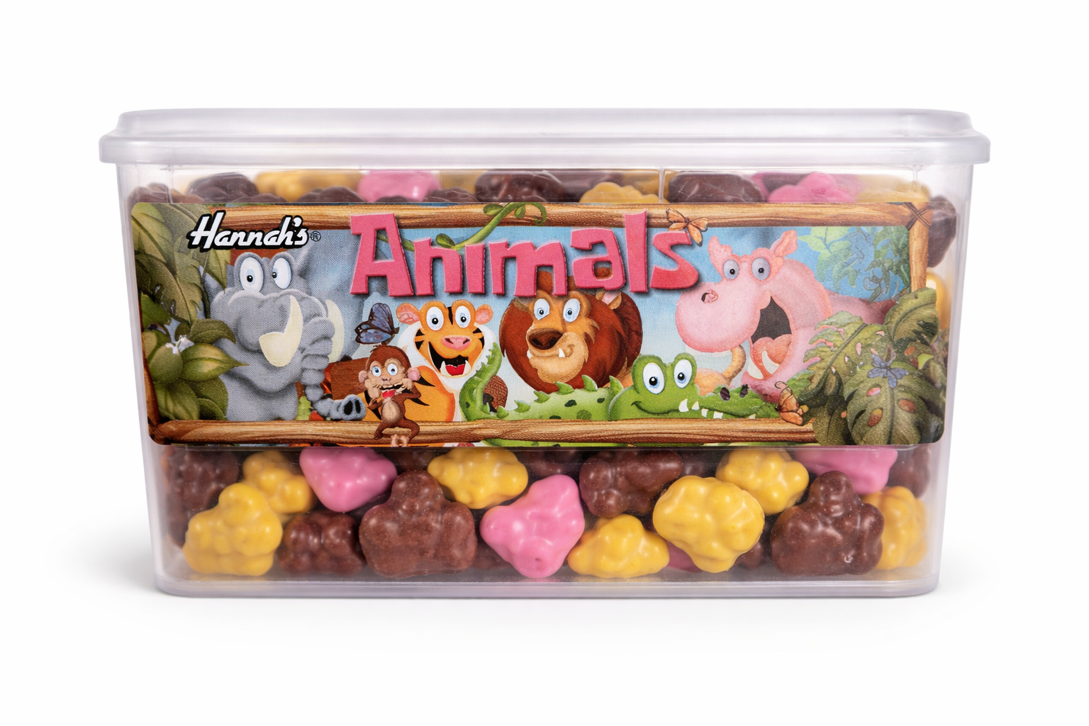 Hannah's Animal Chocolate Bites Tub | Fun Kids Chocolate Treat x