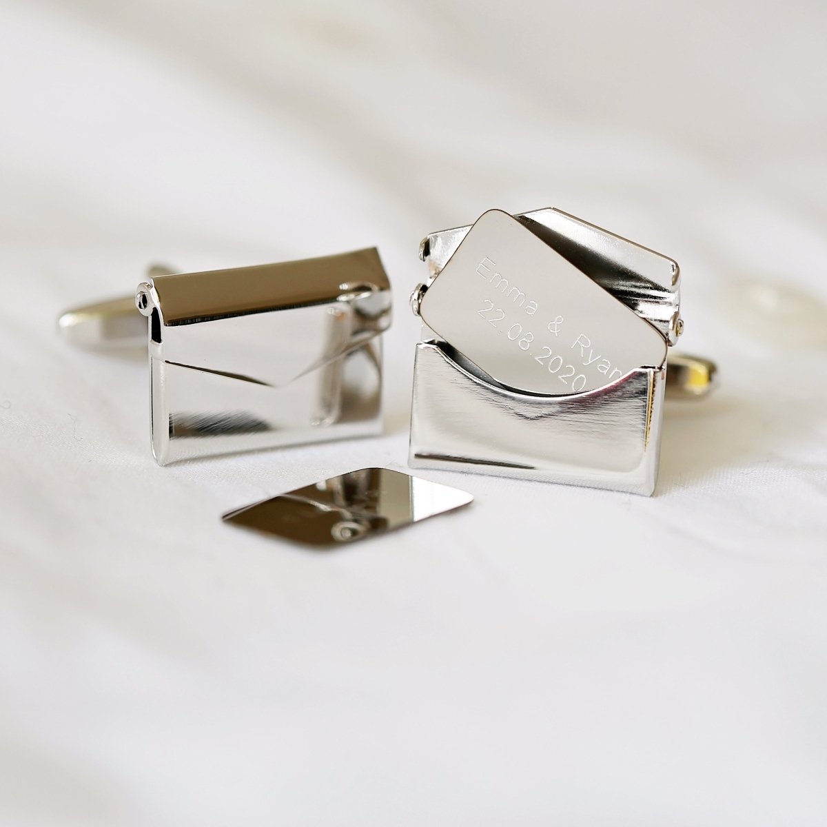 Secret Message Personalised Engraved Cufflinks