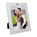 Silver 5x7 Inch Ruby Anniversary Photo Frame