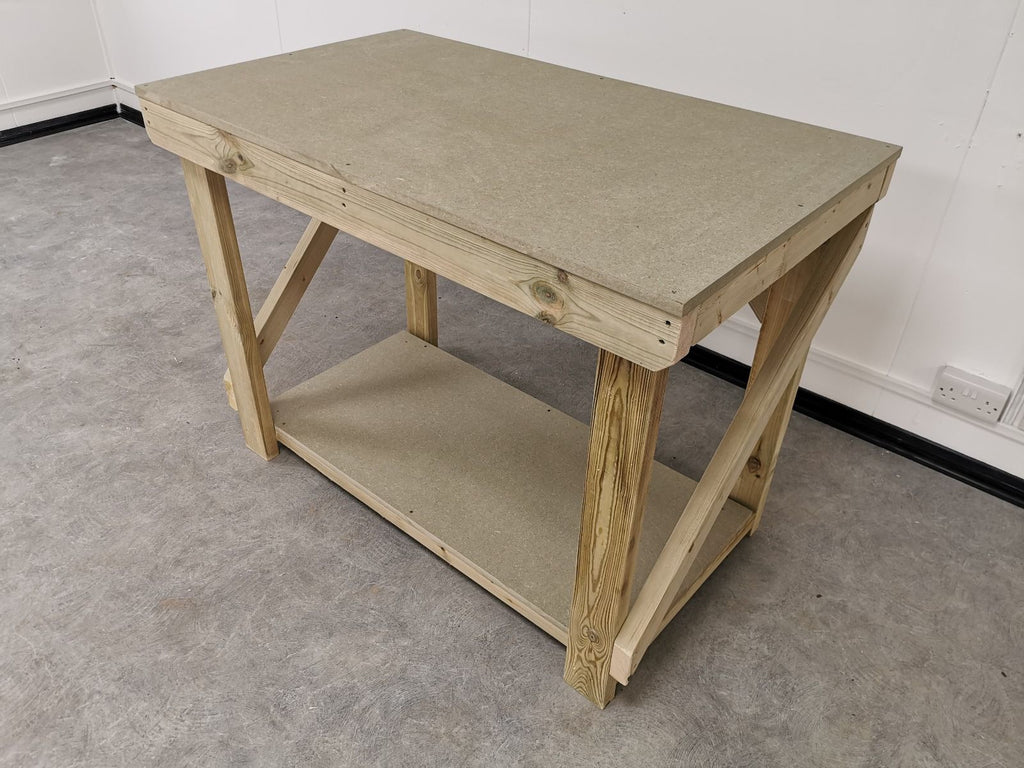 Wooden Workbench 18mm uniMDF Moisture Resistant Top