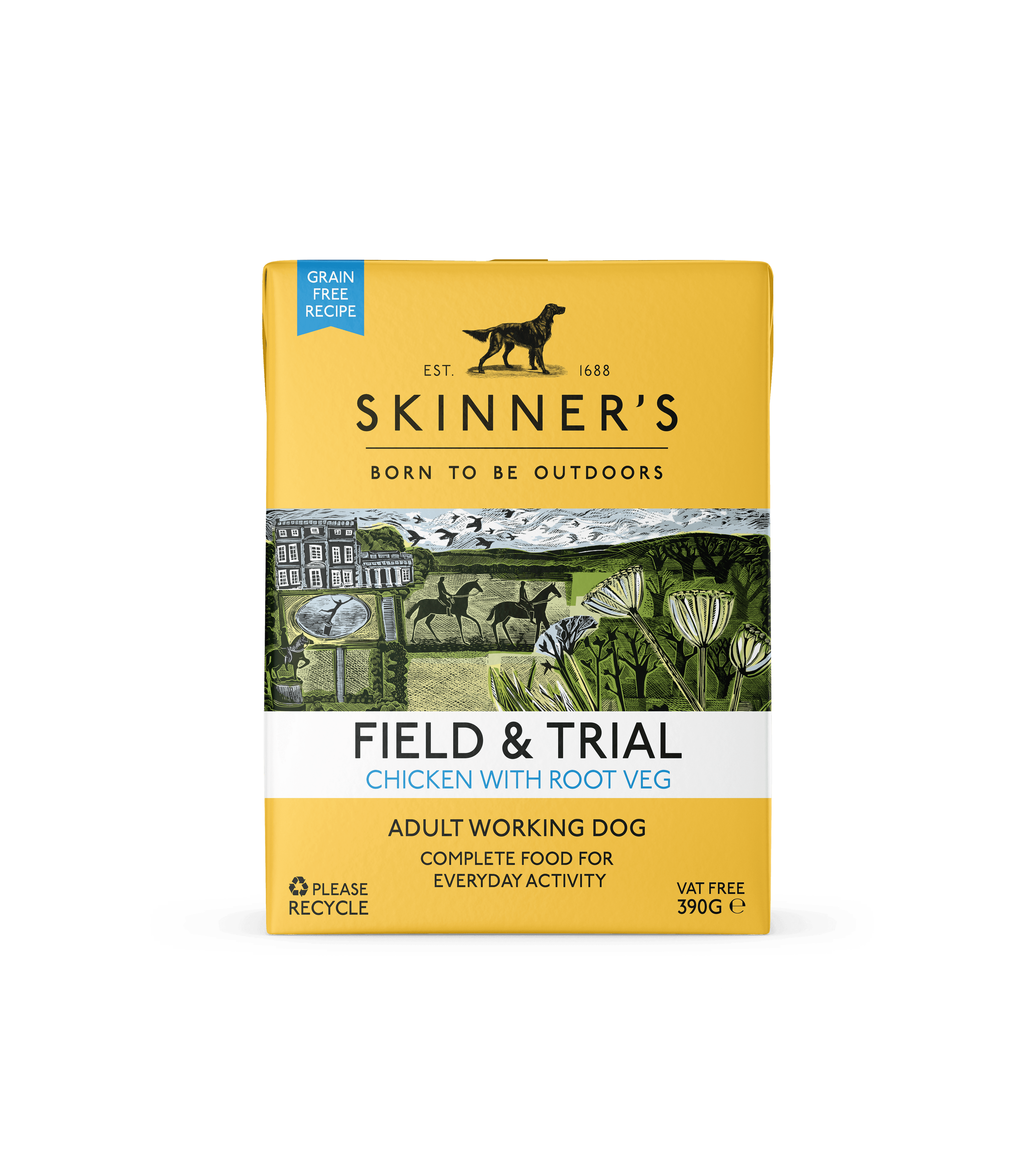 Skinners Field & Trial Adult Grain Free Chicken 18x390g
