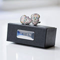 Skull Cufflinks With Personalised Engraved Box
